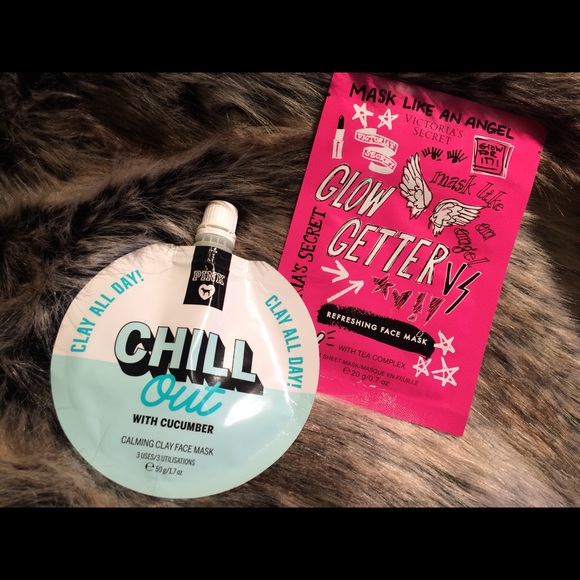 PINK Victoria's Secret Other - FREE Victoria Secret masks Chill Out & Glow Getter